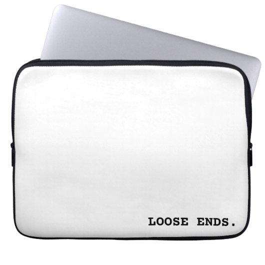 Loose Ends Professional Minimalist Laptop Sleeve (Voorkant)