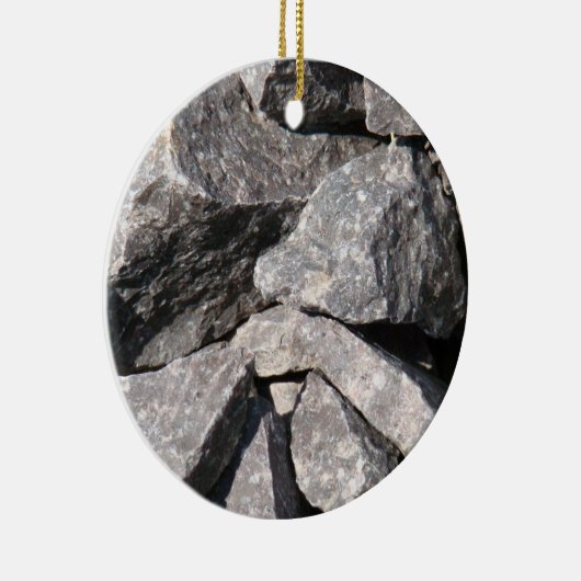 Loose Granite Rock Keramisch Ornament (Rechts)