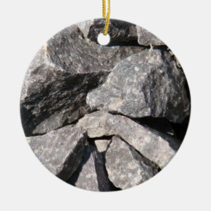Loose Granite Rock Keramisch Ornament