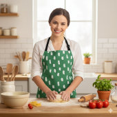 Loose Mark Leaf Green Schort