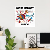 Loose Memory Inside (Neuron / Synapse) Poster (Thuiskantoor)