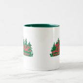 Loose Nursery Old School Logo Tweekleurige Koffiemok (Center)