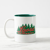 Loose Nursery Old School Logo Tweekleurige Koffiemok (Links)