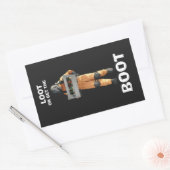 LOOT OR GET THE BOOT - Lethal Company-sticker Rechthoekige Sticker (Envelop)