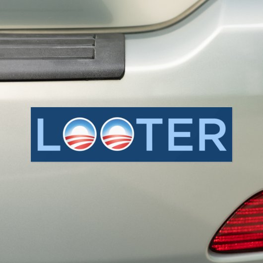 Looter Bumpersticker (Op auto)