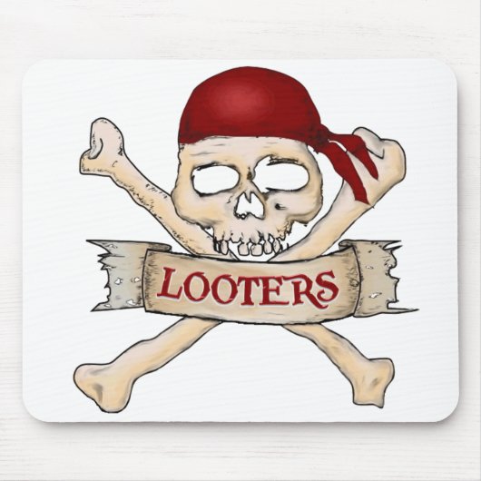 Looters Mousepad Muismat (Voorkant)