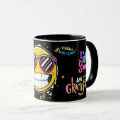 loove yourself Funny Smiley Face Cool Design Mok (Voorkant rechts)