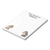 Lop Bunnies Van het Bureau van Gepersonaliseerd Notitieblok (Linkerzijde)