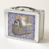 Lop Bunny op Hay Bale (Voorkant)