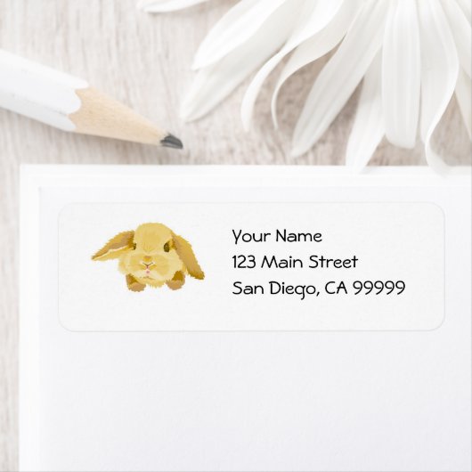 Lop Eared Bunny Etiket (Insitu)