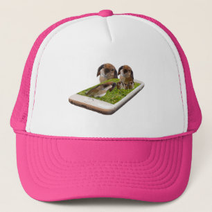 Lop Eared Bunny Rabbit Family Tech Swavy Trucker Pet