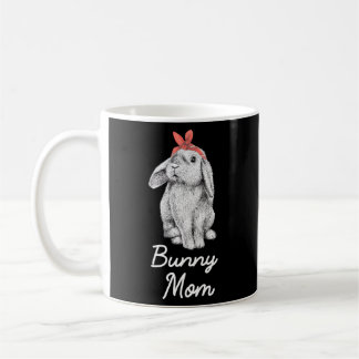 Lop Eared Bunny Rabbit Mam Drawing Koffiemok