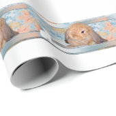 Lop Eared Bunny Wrapping Paper Cadeaupapier (Rol Hoek)