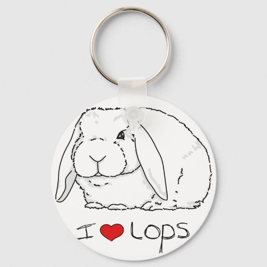 Lop Rabbit Sleutelhanger (Voorkant)