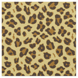 Lopard Animal Print Pattern Fabric Stof