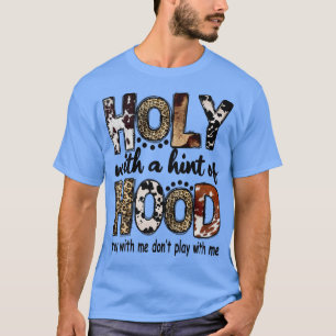 Lopard Heilige met een Hint Western Land C T-shirt