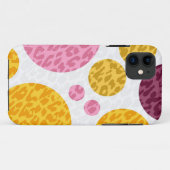 Lopard met Polka Dots | Geel Roze Paars Case-Mate iPhone Case (Achterkant (horizontaal))