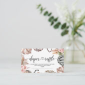 Lopard-Oerwoud Wilde baby Informatiekaartje (Staand voorkant)