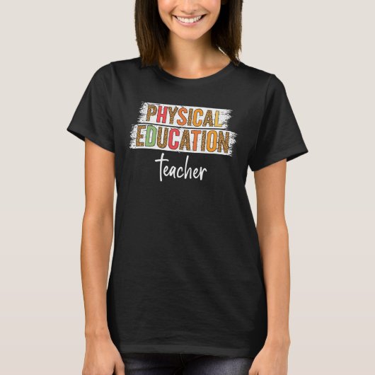 Lopard Physical Education Teacher Cute Ba T-Shirt (Voorkant)