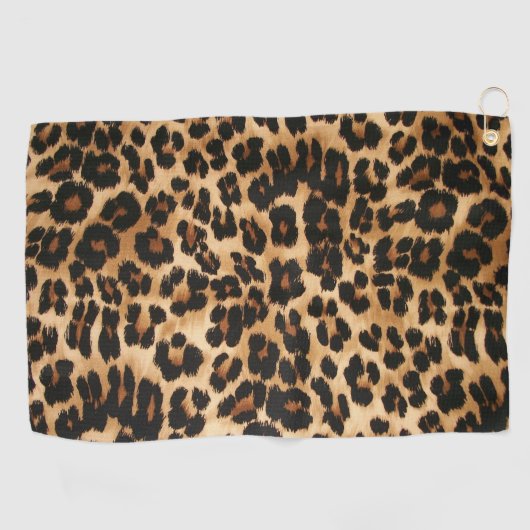 Lopard Print Golf Towel Golfhanddoek (Horizontaal)