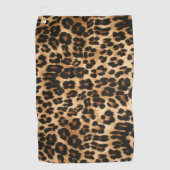 Lopard Print Golf Towel Golfhanddoek (Voorkant)