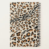 Lopard Print Modern Monogrammed 2023 Planner (Achterkant)