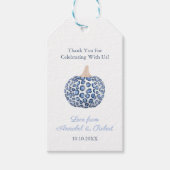 Lopard Print Pumpkin Shower - Bedankt voor je favo Cadeaulabel (Voorkant)