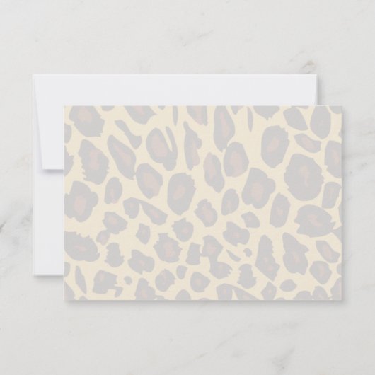 Lopard Print RSVP (Achterkant)