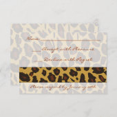 Lopard Print RSVP (Voorkant / Achterkant)