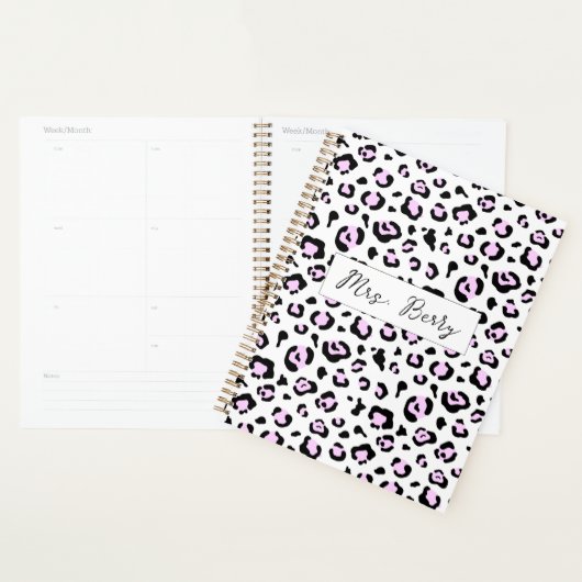 Lopard Print Teacher Planner (Display)