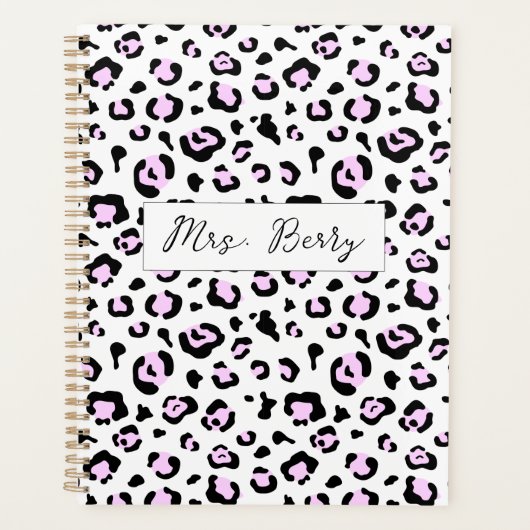 Lopard Print Teacher Planner (Voorkant)