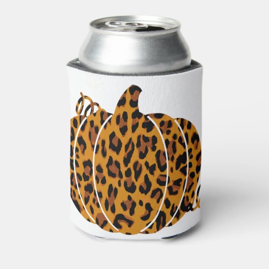 Lopard Pumpkin/Herfst Seizoen Blikjeskoeler (Blikje Achterkant)