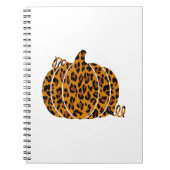 Lopard Pumpkin/Herfst Seizoen Notitieboek (Voorkant)