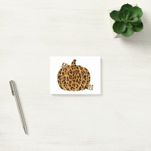Lopard Pumpkin/Herfst Seizoen Post-it® Notes (Kantoor)