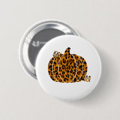 Lopard Pumpkin/Herfst Seizoen Ronde Button 5,7 Cm (Voorkant /achterkant)