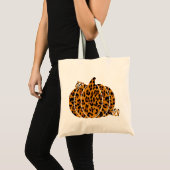 Lopard Pumpkin/Herfst Seizoen Tote Bag (Voorkant (product))