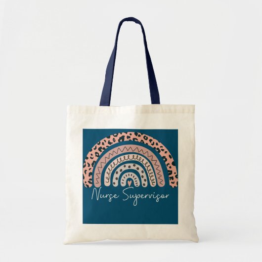 Lopard Rainbow-waardering van verpleegkundige Supe Tote Bag (Voorkant)