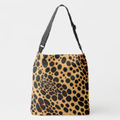 Lopard Skin Moderne Style Crossbody Bags Tas (Achterkant)
