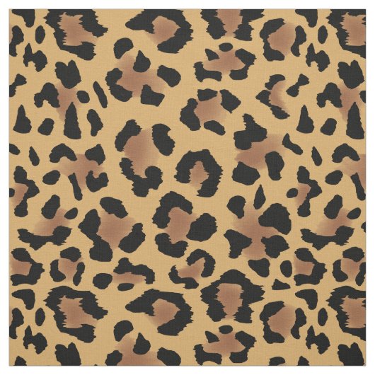 Lopard Skin Print Pattern Fabric Stof (Swatch)