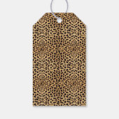 Lopard Spot Gold Glitter Rhinestone FOTO PRINT Cadeaulabel (Achterkant)