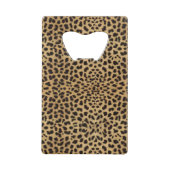 Lopard Spot Gold Glitter Rhinestone FOTO PRINT Creditkaart Flessenopener (Achterkant)