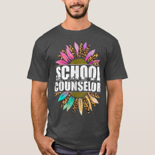 Lopard Sunflower , schooladviseur , terug naar S T-shirt
