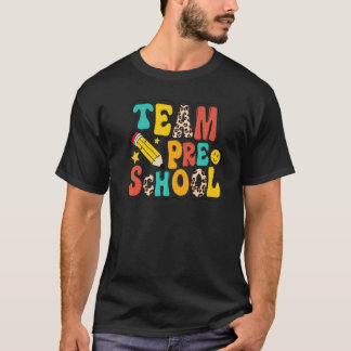 Lopard Team Voorschoolse leraar student Eerste dag T-shirt