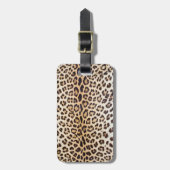 Lopardhaar Bagagelabel (Voorkant verticaal)