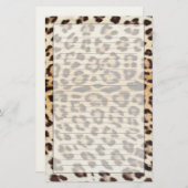 Lopardhaar Briefpapier (Voorkant / Achterkant)