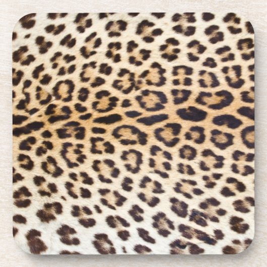 Lopardhaar Drankjes Onderzetter (Voorkant)
