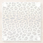 Lopardhaar Glazen Onderzetter (Achterkant)