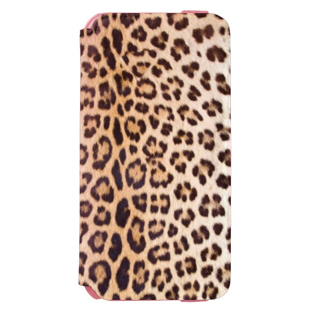 Lopardhaar Incipio iPhone Portemonnee Hoesje (Voorkant Agenda)