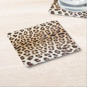 Lopardhaar Kartonnen Onderzetters (Schuin)