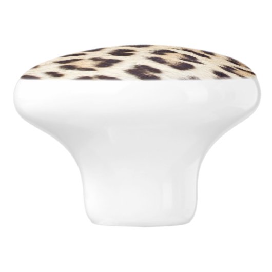 Lopardhaar Keramische Knop (Zijkant)